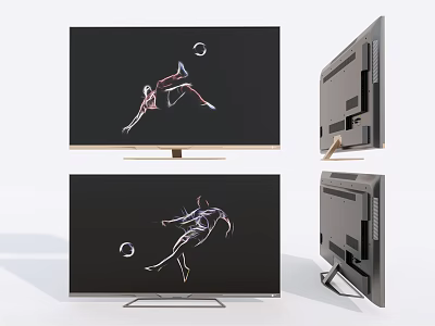 Modern TV Display 3d model