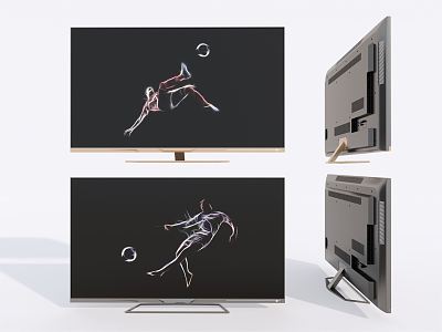 Modern TV Display 3d model