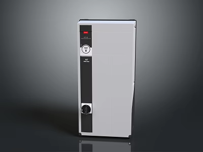 Compact Digital Device With White Black Design Control Panel Buttons And Indicator Light 3d model