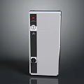 Compact Digital Device With White Black Design Control Panel Buttons And Indicator Light