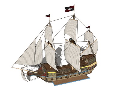 European Sailing 3d model