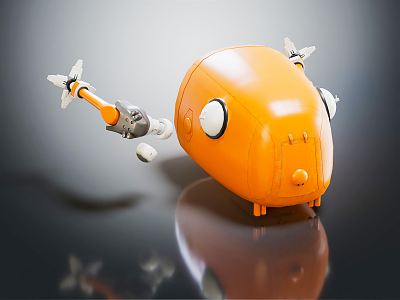 Modern Robots 3d model