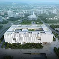 Modern Museum Architecture Shanghai Museum East 3d model