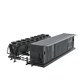 Industrial Cooling Equipment With Fans And Cabinets