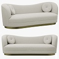 Modern Multi-Person Sofa Sofa Two-Person Sofa Casual Sofa Living Room Sofa Leather Sofa Corner Sofa 3d model