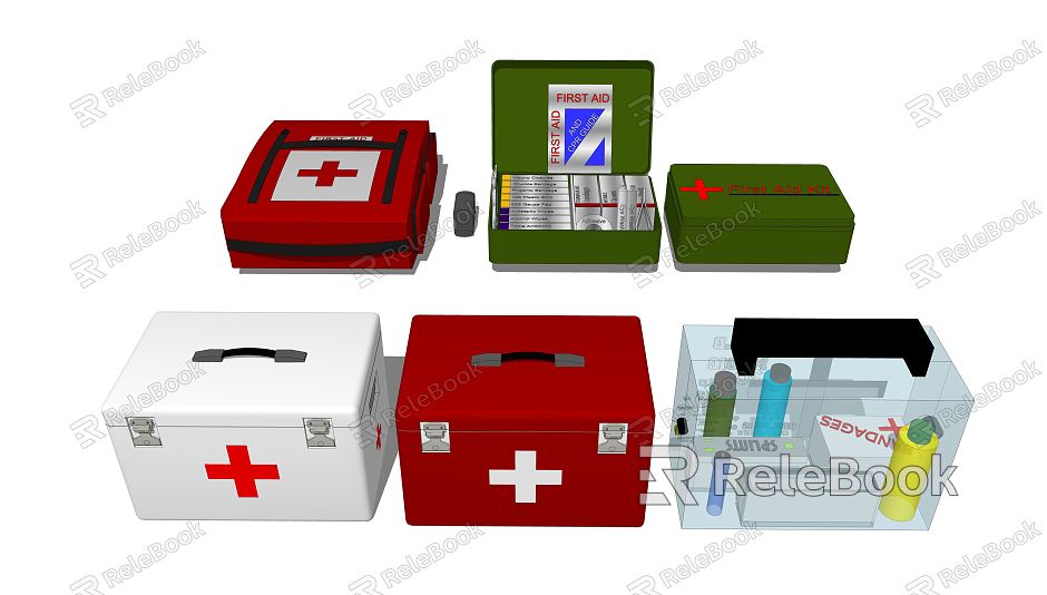 Modern Medicine Box Medical Box model