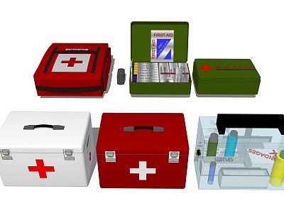 Modern Medicine Box Medical Box model