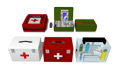 Modern Medicine Box Medical Box 3d model