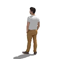 modern man 3d model
