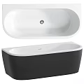 Sleek Modern Bathtub Designs With Freestanding And Built In Variations