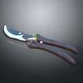 Industrial Pruning Shears Featuring Sharp Steel Blade and Comfortable Grip for Industrial Applications