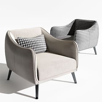 Modern Natuzzi Sofa Chair 3d model