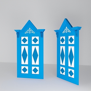 Yili Blue Window 3d model