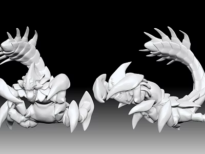 Modern Monsters Scorpion Monsters 3d model Modern Monsters Scorpion Monsters 3d model