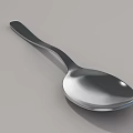Stainless Steel Tableware Set with Shiny Smooth Surface Spoon for Home Dining Use