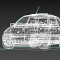 Yellow Compact Car With KPT 7879 License Plate Roof Antenna And Silver Alloy Wheels