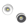 Modern LED Downlights and Spotlights with Round White and Black Design for Home Ceiling Lighting