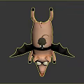 Gray Mouse Riding Pink Winged Pig With Large Eyes Open Mouth And Tongue Out