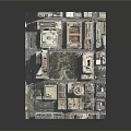 Realistic 3D Urban Landscape Model Featuring Diverse Buildings and Green Areas Layout