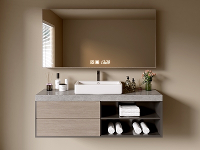 Modern Bathroom Cabinet Bathroom Basin Bathroom Ornaments 3d model