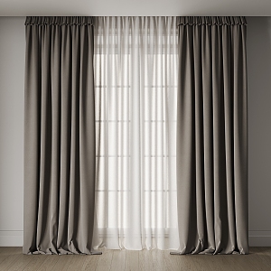 Curtains 3d model