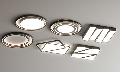 modern ceiling lamp 3d model