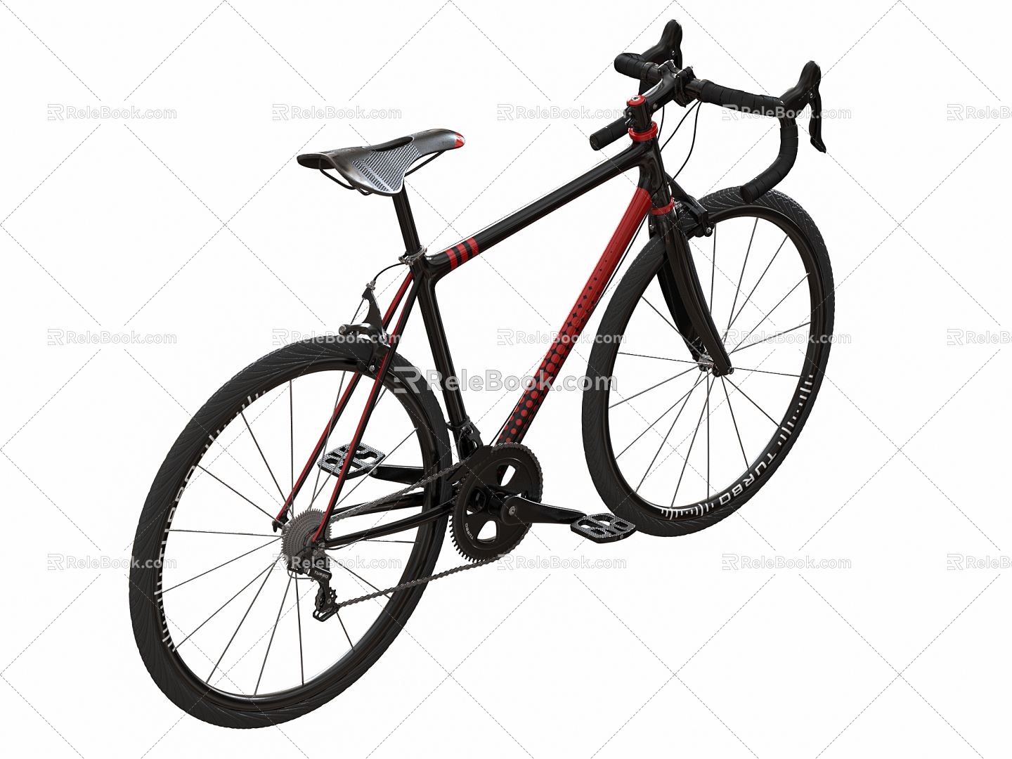 Bicycle non-motor vehicle 3d model