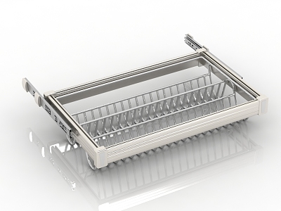 Modern draining rack 3d model