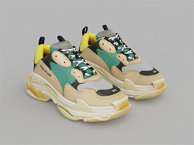 Modern sneaker 3d model