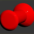Red Thumbtack with Metal Point for Office and Home Stationery Use
