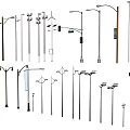Various Styles Of Outdoor Lights Including Street And Garden Lamp Designs