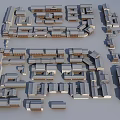 Ancient Architecture Aerial View With Traditional Tile Roofs And Clustered Layout