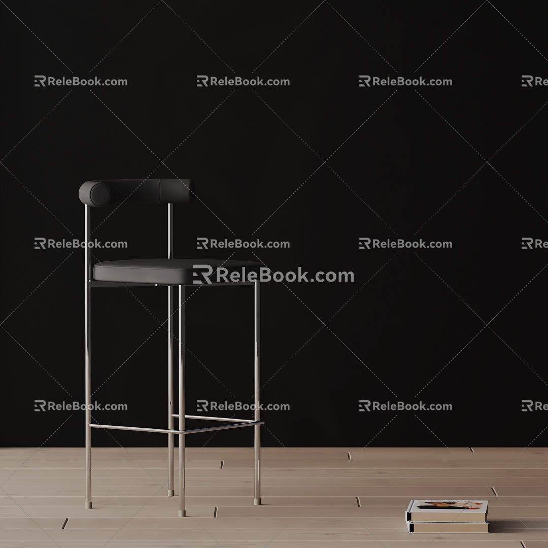 Modern Bar Chair 3d model