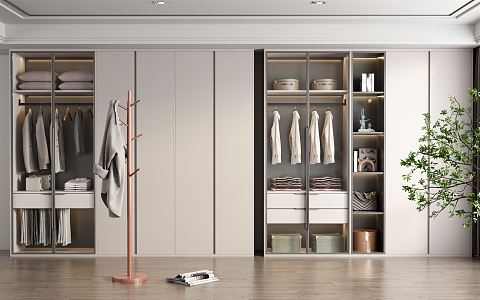 Modern wardrobe 3d model