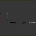 Various Industrial Pipes With Valves And Fittings In Red White And Black Colors For Mechanical Systems