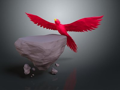 Modern Phoenix Cartoon Phoenix Animation Phoenix model