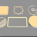 Modern Ceiling Lights With Various Shapes Including Square Round And Rectangular