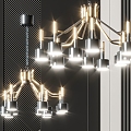 Modern chandelier 3d model