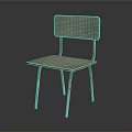 Modern Wooden Chair With Metal Legs And Simple Stylish Design