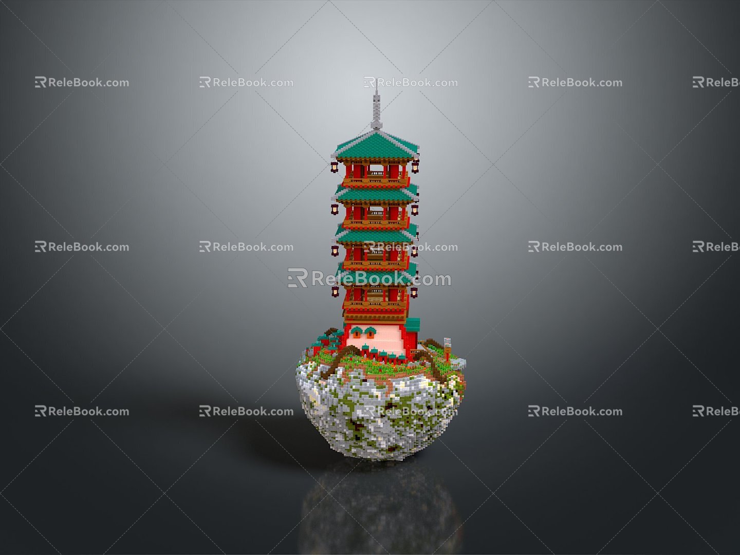 Temple Tower Stone Takatong Tower Mayan Stone Tower Totem Tribal Totem Ancient Remains Ancient Cultural Relics 3d model