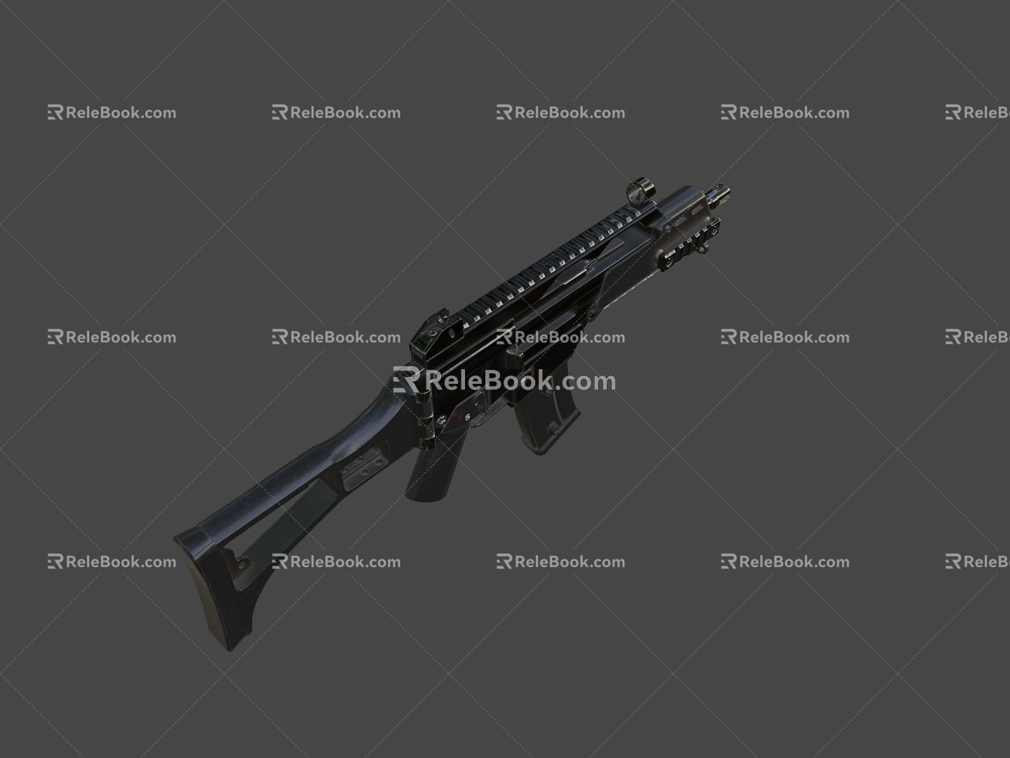 G36C Assault Rifle 3d model