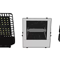 LED Flood Lights With Various Designs For Outdoor Lighting Applications 3d model