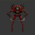 Mech Warrior Mech Soldier Machine Battlearm Mechanical Battlearm Machine Fighter Robot 3d model