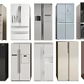 Modern Refrigerators and Freezers With Various Styles Different Colors and Designs