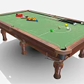 High Quality Billiard Table With Green Felt Surface Wooden Frame Balls And Cues