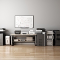 modern printer copier office equipment 3d model