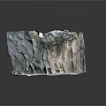 Scenic Coastal Cliff Landscape With Rock Caves Sand Beach And Vegetation
