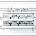 Neatly Folded Towels for Laundry Daily Use Displayed on Wooden Shelves with Multiple Colors