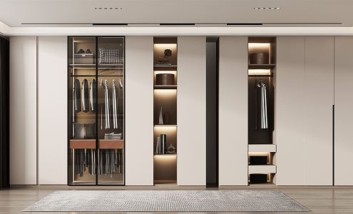 Modern wardrobe 3d model