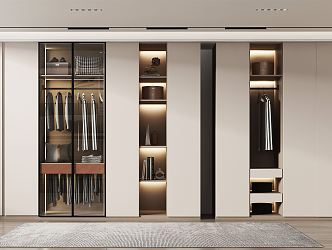 Modern wardrobe 3d model